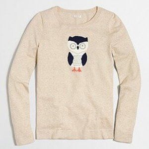 JCrew Factory Owl Sweater
